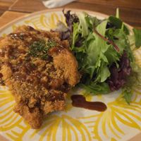 Potato katsu special at Peace Cafe in Honolulu