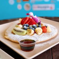 Deluxe Pancake at Peace Cafe in Honolulu
