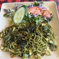 Yakisoba Noodles (added tofu)  at Peace Cafe in Honolulu