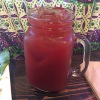 Home made lemonade- really zingy! at Peace Cafe in Honolulu