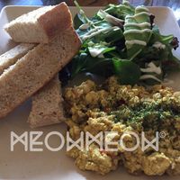 Yummy tofu scramble at Peace Cafe in Honolulu