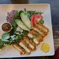Katsu Plate at Peace Cafe in Honolulu