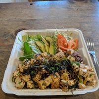 Poke bowl at Peace Cafe in Honolulu