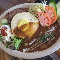 Loco Moco at Peace Cafe in Honolulu