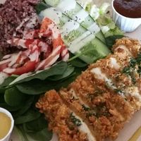 Katsu plate? at Peace Cafe in Honolulu