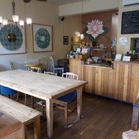 Entrance from front door at Peace Cafe in Honolulu