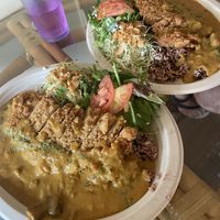 katsu curry (tempeh)  at Peace Cafe in Honolulu