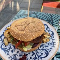 Burger  at La Marmota in La Palma