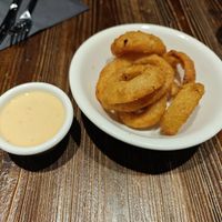 Onion rings at The Huggy's Bar - Awans in Awans