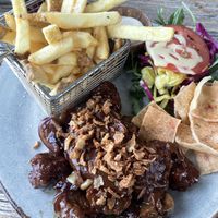 Vegan saté with peanutsauce  at Downtown in Dordrecht