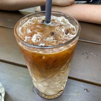Iced Coffee mit Hafermilch - yummy! at Peter Pane in Stuttgart