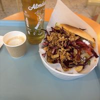 Smoked Pastrami Pita  at Tolstoy in Vienna