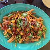Fries with vegan cheese at Pearl Diver in Nashville