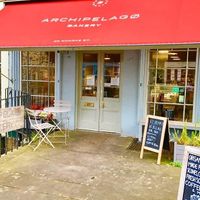 Outside at Archipelago Bakery in Edinburgh