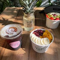 Mamacita Bowl & Iced Coffee  at Matcha Mama - Centro in Tulum