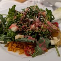 Tasty salad with raspberry dressing at Hotel Farchauer Mühle in Schmilau