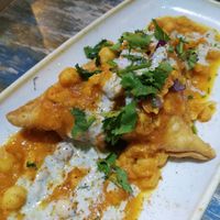 Samosa at Cinnamon in Sitges