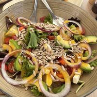 Rainbow salad  at Cinnamon in Sitges