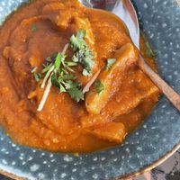 Tikka massala with plant-based chicken  at Cinnamon in Sitges