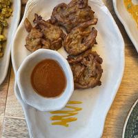 Onion Bhaji   at Cinnamon in Sitges