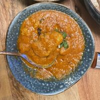 Tikka masala “no chicken”   at Cinnamon in Sitges