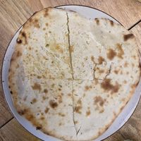 Naan cheese bread   at Cinnamon in Sitges