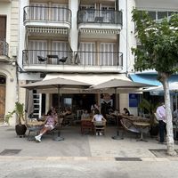 Outside  at Cinnamon in Sitges