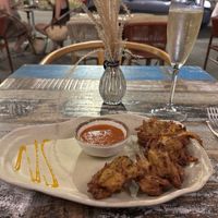 Onion baji  at Cinnamon in Sitges