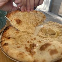 Vegan Cheese naan  at Cinnamon in Sitges