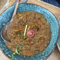 Aubergine curry  at Cinnamon in Sitges