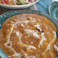 Chickpea and tofu curry at Cinnamon in Sitges