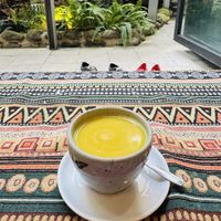 Turmeric latte  at Mom's Kitchen @ Chickpea Eatery  in Da Nang