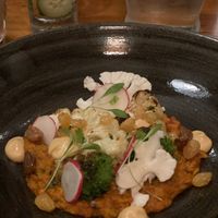 Lentils and cauliflower  at Kota Restaurant in Porthleven