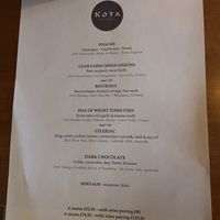   at Kota Restaurant in Porthleven