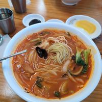 Vegan Jjambbong  at Chaiyan in Gwangju