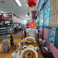 Inside restaurant at Chaiyan in Gwangju
