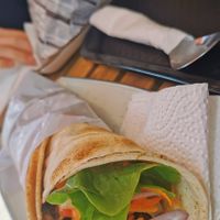 Wrap mit gegrillten Gemüse at Taskin Natürliche Vielfalt in Ludwigsburg