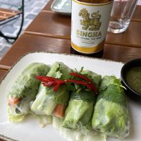 Vegan rolls  at All Reis in Vienna