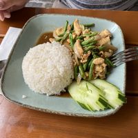 Reis mit Tofu und Bohnen  at All Reis in Vienna