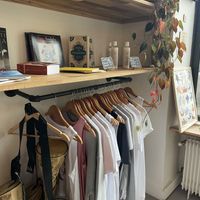 Mini store with nice items for yoga and other  at Jivamukti Yoga Paris in Paris