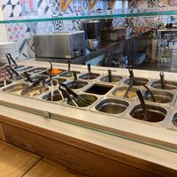 Salad bar at Salat & Freunde in Bonn