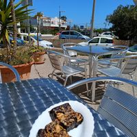 Brownies. Yes they're vegan! at Sa Gulita in Ibiza