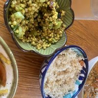 Salad and Rice   at Sa Gulita in Ibiza