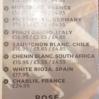 Vegan wine at The Springhill in Wolverhampton