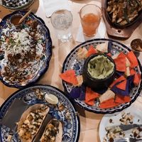 Gauc, chicken fajitas, huarache, fish tacos at Mexhico Restaurant in Barrie