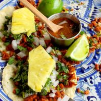 Tacos Al Pastor at Mexhico Restaurant in Barrie