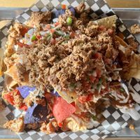 Nachos with Barbacoa 🤤  at Mexhico Restaurant in Barrie