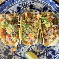 “Fish” tacos 🌮   at Mexhico Restaurant in Barrie