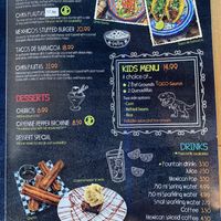 Menu 2  at Mexhico Restaurant in Barrie