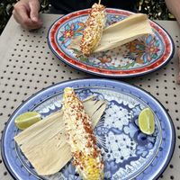 Street corn  at Mexhico Restaurant in Barrie